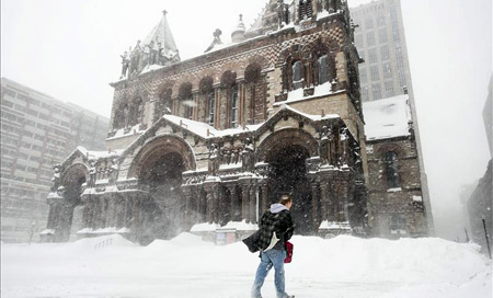 Estado de emergencia por fuertes nevadas en EEUU